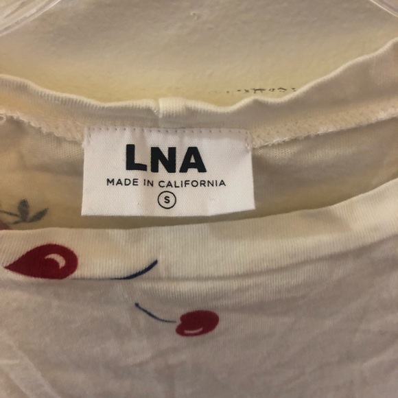 NWOT LNA Cherry Print Crop Tank - Size Small - Picture 3 of 6